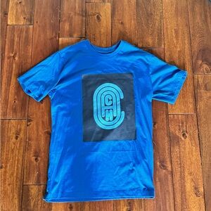 Navy Blue Coach Graphic T-shirt